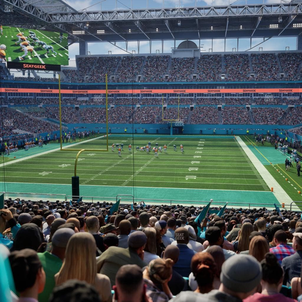 Hard Rock Stadium - Section 103 Seat View