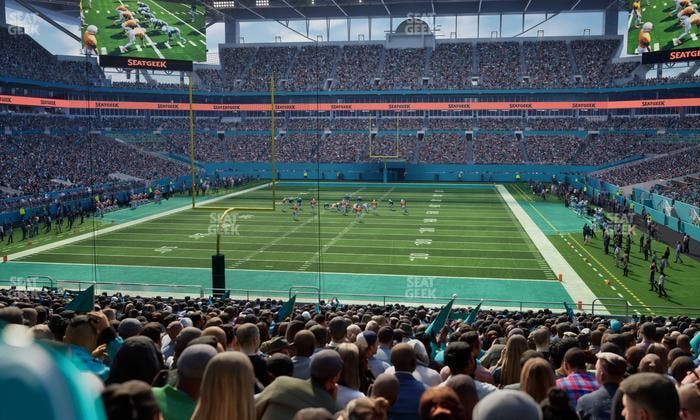 Hard Rock Stadium - Section 103 Seat View