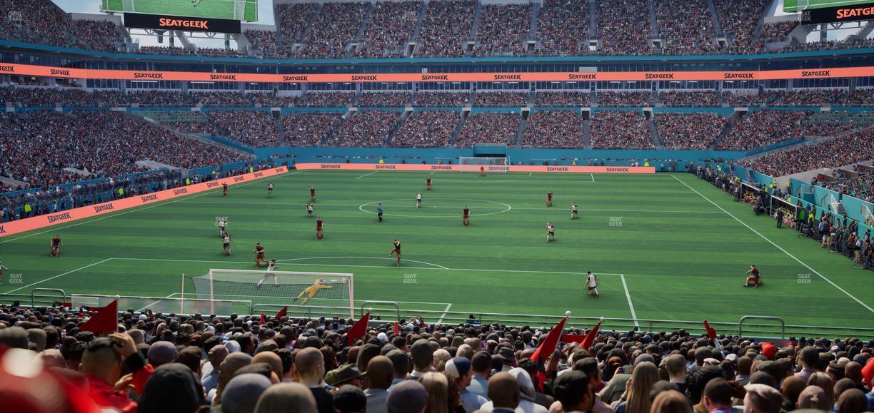 Hard Rock Stadium - Section 103 Seat View