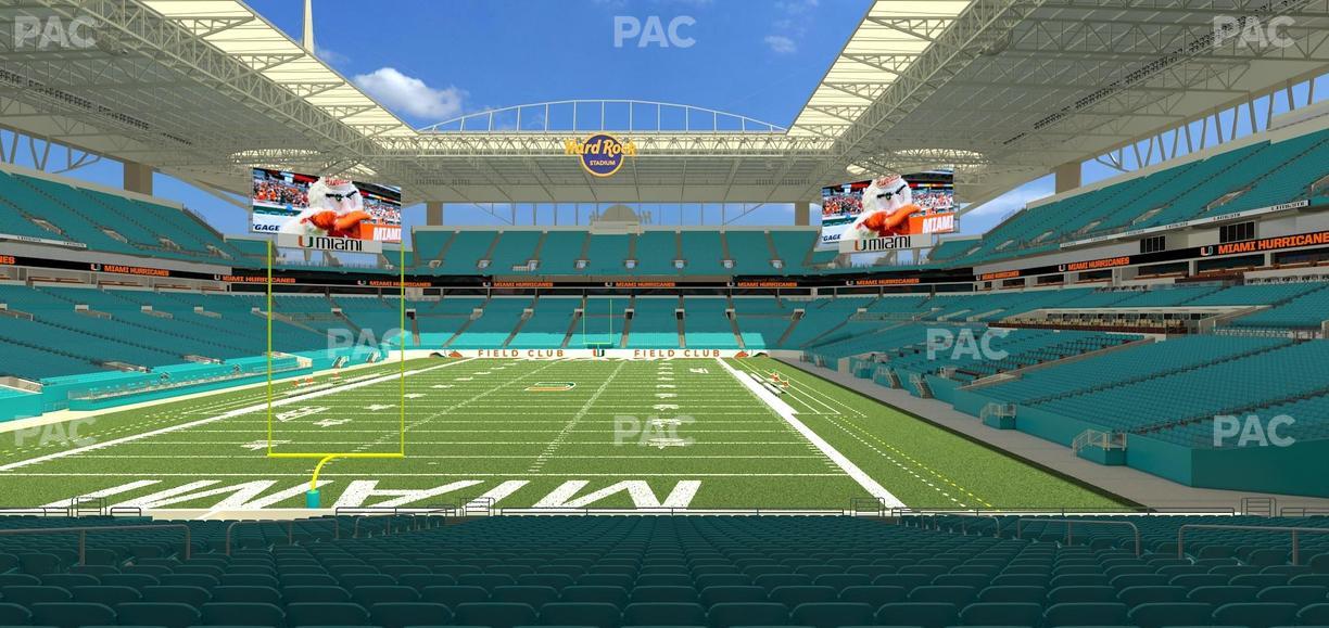Hard Rock Stadium - Section 103 Seat View