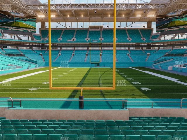 Hard Rock Stadium - Section 104 Seat View