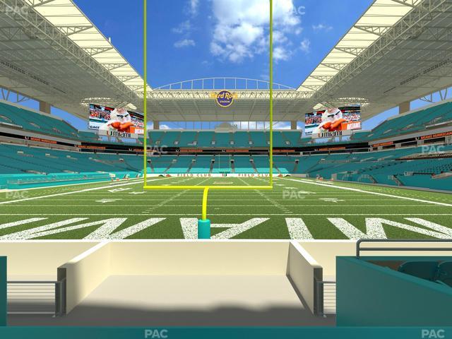Hard Rock Stadium - Section 104 Seat View