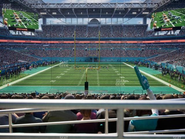 Hard Rock Stadium - Section 104 Seat View