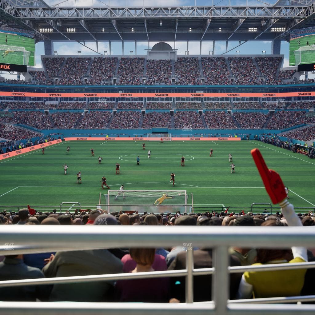 Hard Rock Stadium - Section 104 Seat View