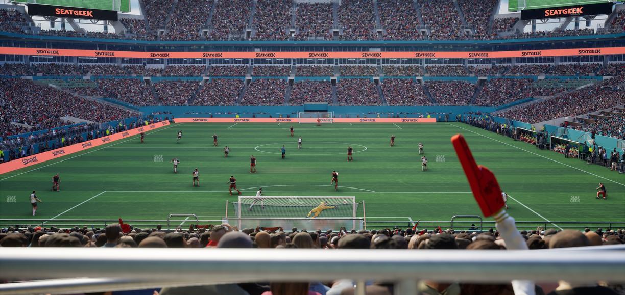 Hard Rock Stadium - Section 104 Seat View