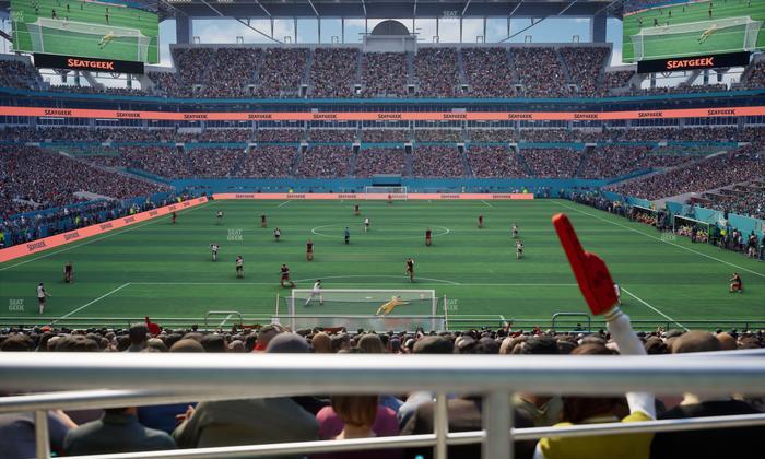 Hard Rock Stadium - Section 104 Seat View