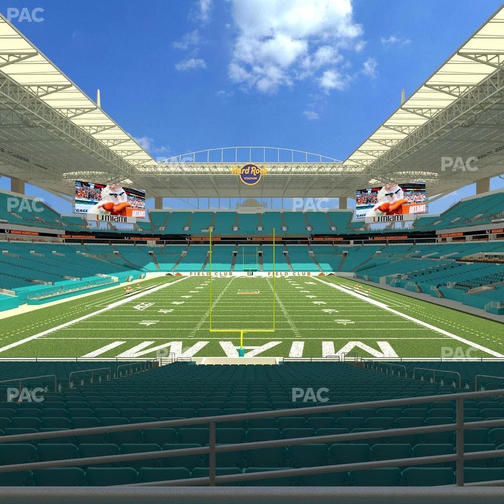 Hard Rock Stadium - Section 104 Seat View
