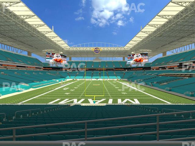 Hard Rock Stadium - Section 104 Seat View Hard Rock Stadium - Section 104 Seat View