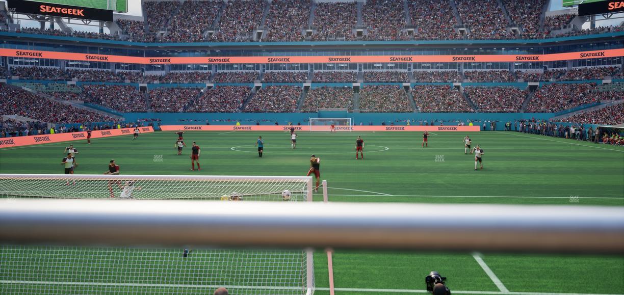 Hard Rock Stadium - Section 104 Seat View