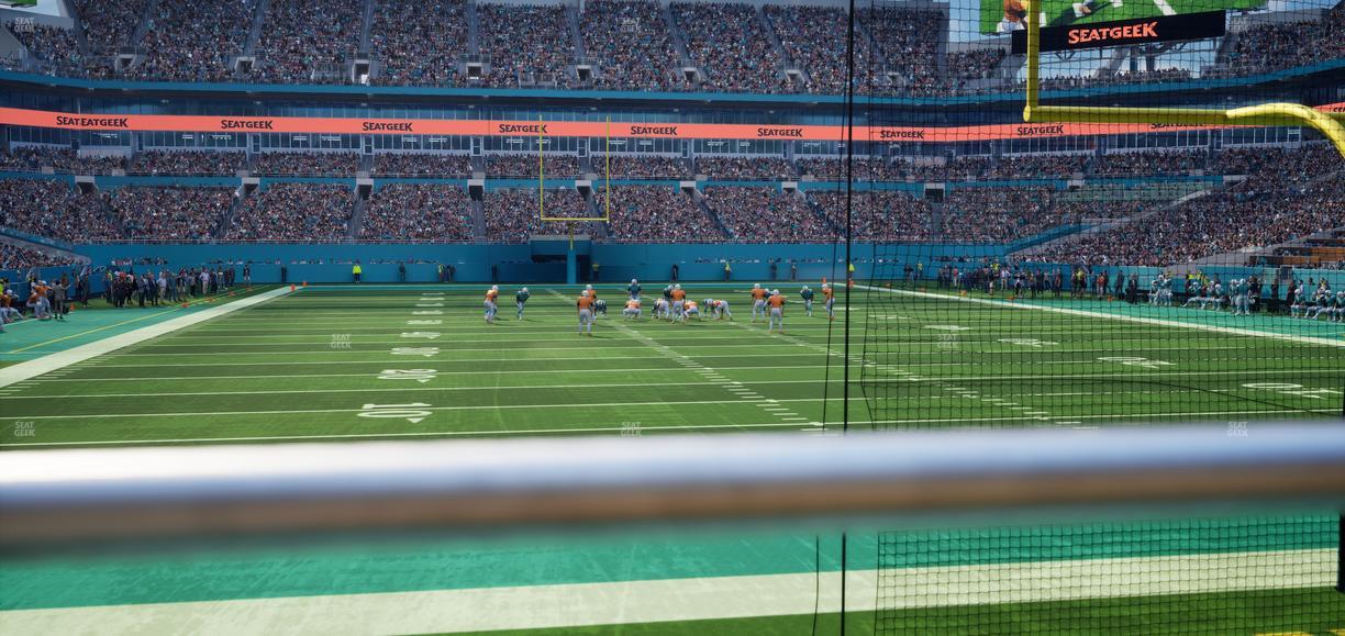 Hard Rock Stadium - Section 105 Seat View