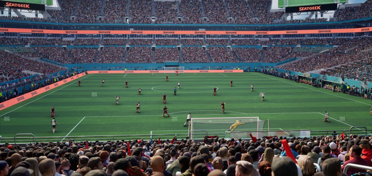 Hard Rock Stadium - Section 105 Seat View