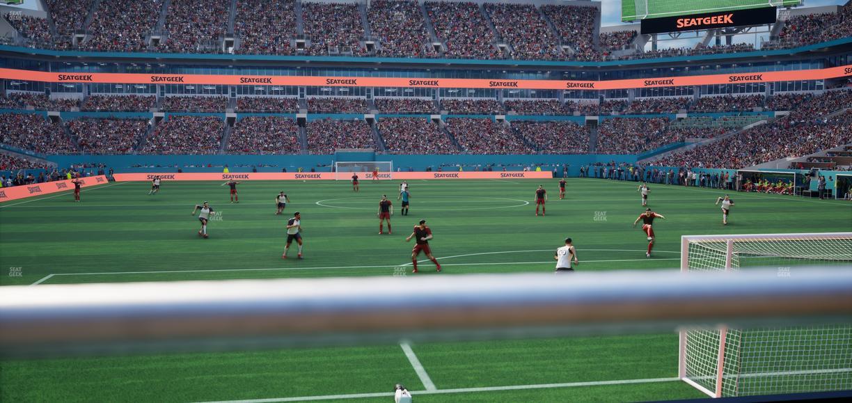 Hard Rock Stadium - Section 105 Seat View