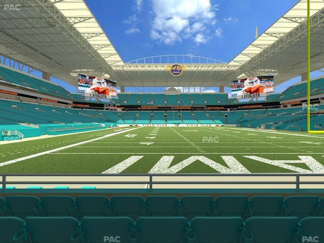 Hard Rock Stadium - Section 105 Seat View
