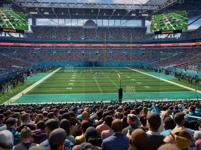 Hard Rock Stadium - Section 105 Seat View