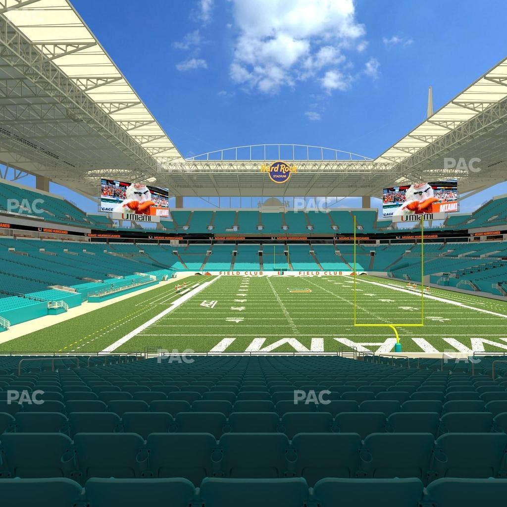Hard Rock Stadium - Section 105 Seat View