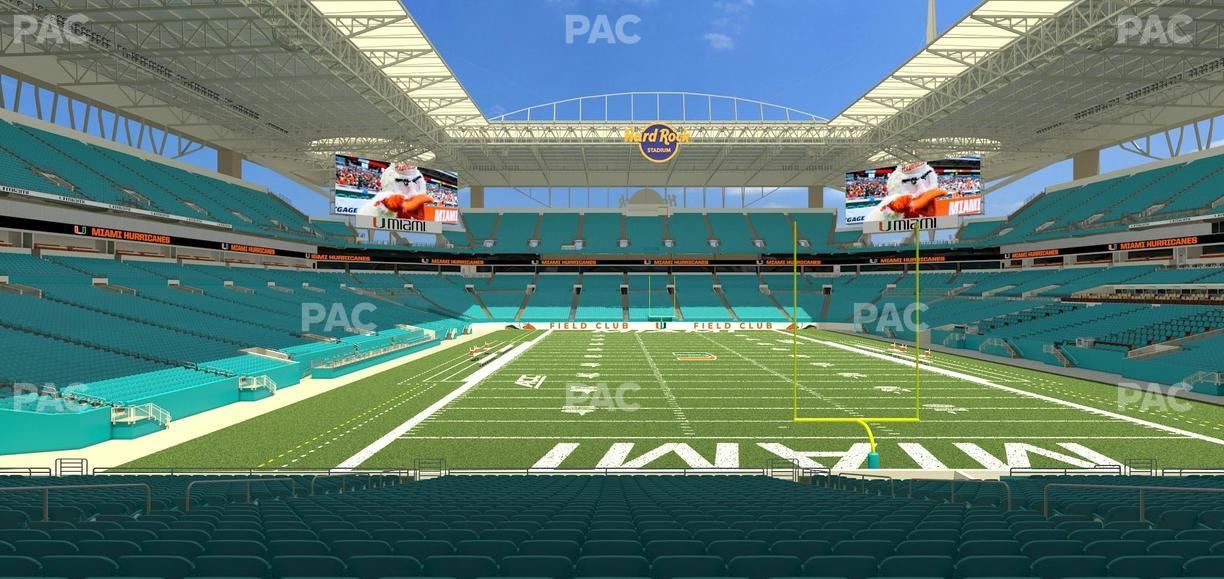 Hard Rock Stadium - Section 105 Seat View