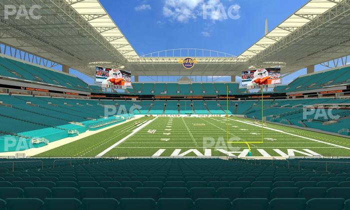 Hard Rock Stadium - Section 105 Seat View