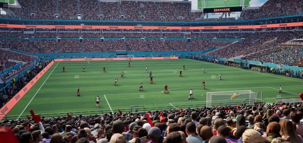 Hard Rock Stadium - Section 106 Seat View