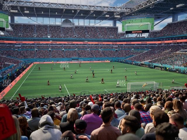 Hard Rock Stadium - Section 106 Seat View