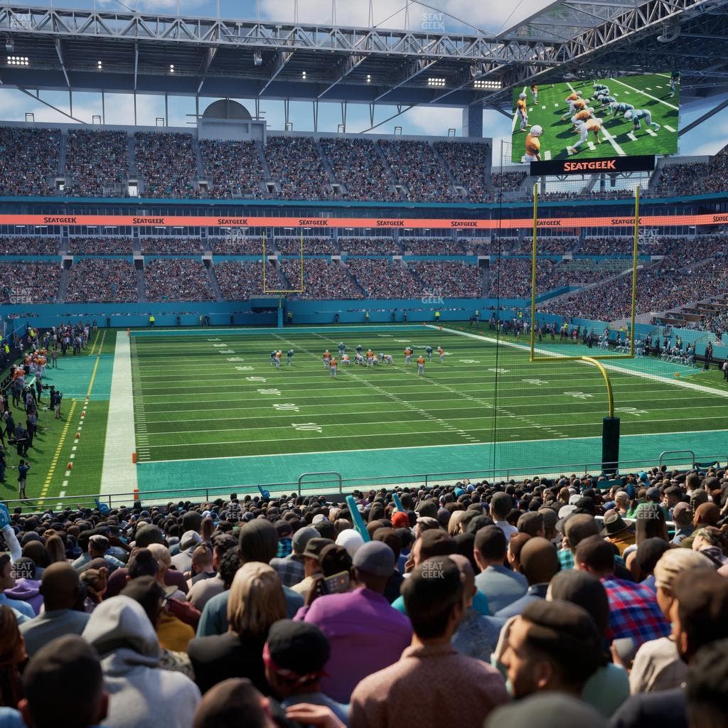 Hard Rock Stadium - Section 106 Seat View