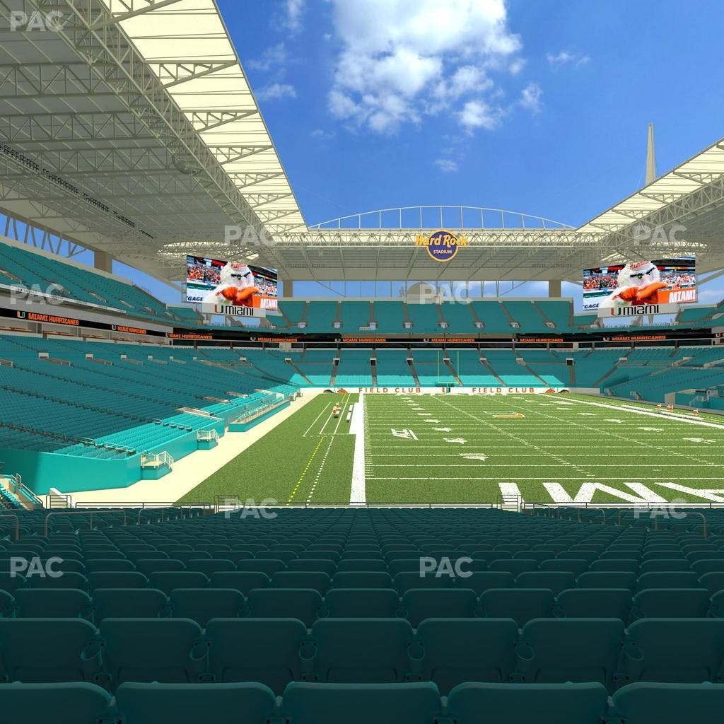 Hard Rock Stadium - Section 106 Seat View