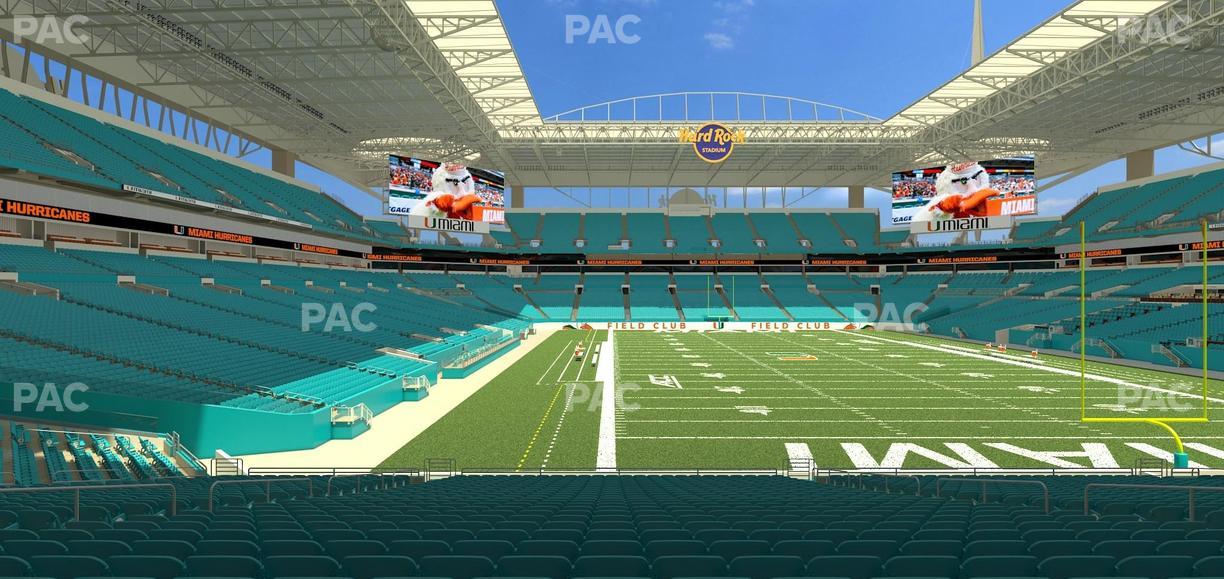 Hard Rock Stadium - Section 106 Seat View