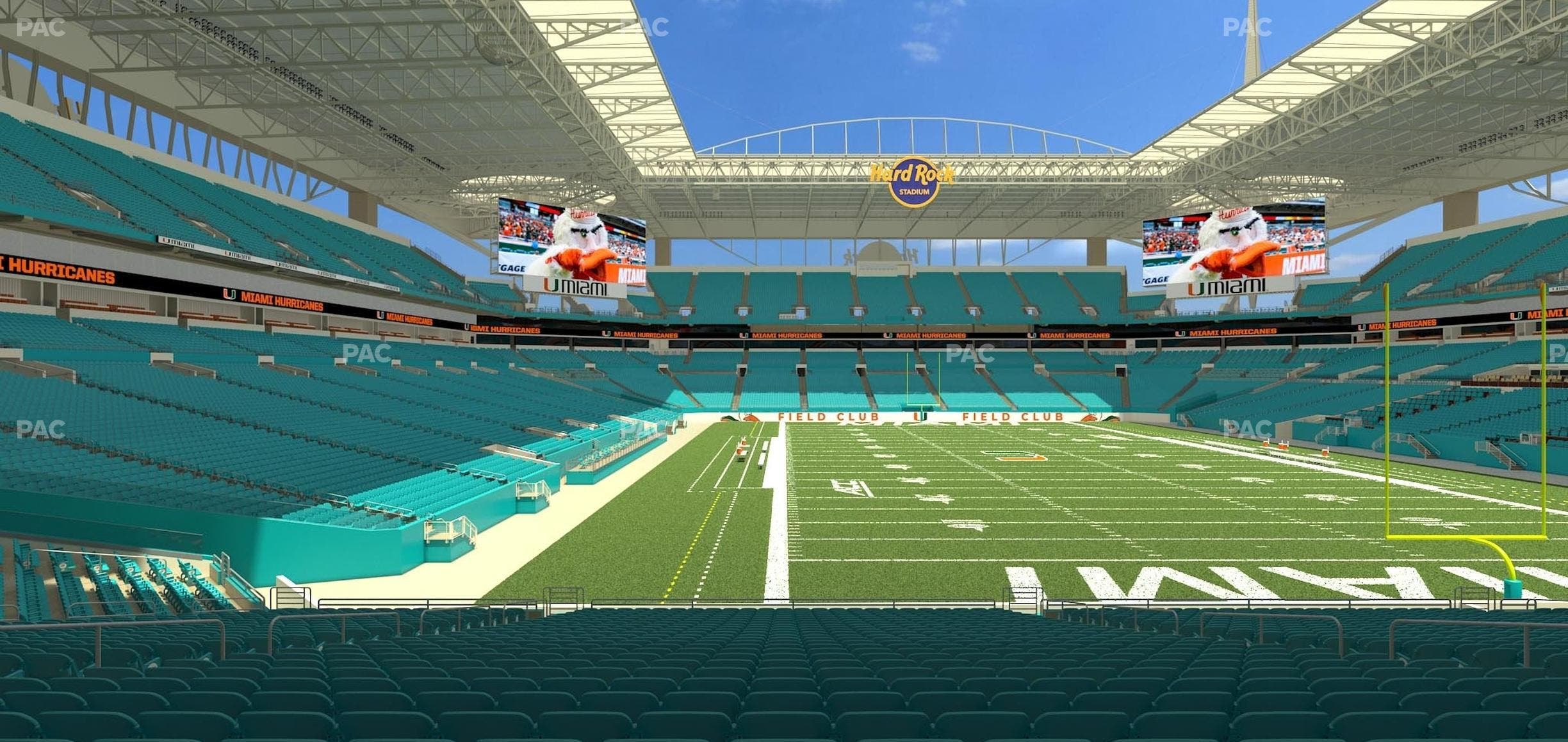 Hard Rock Stadium - Section 106 Seat View