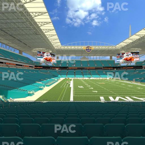 Hard Rock Stadium - Section 106 Seat View