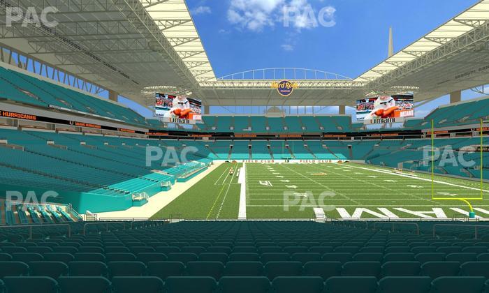 Hard Rock Stadium - Section 106 Seat View