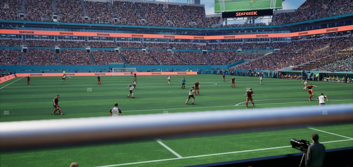 Hard Rock Stadium - Section 106 Seat View