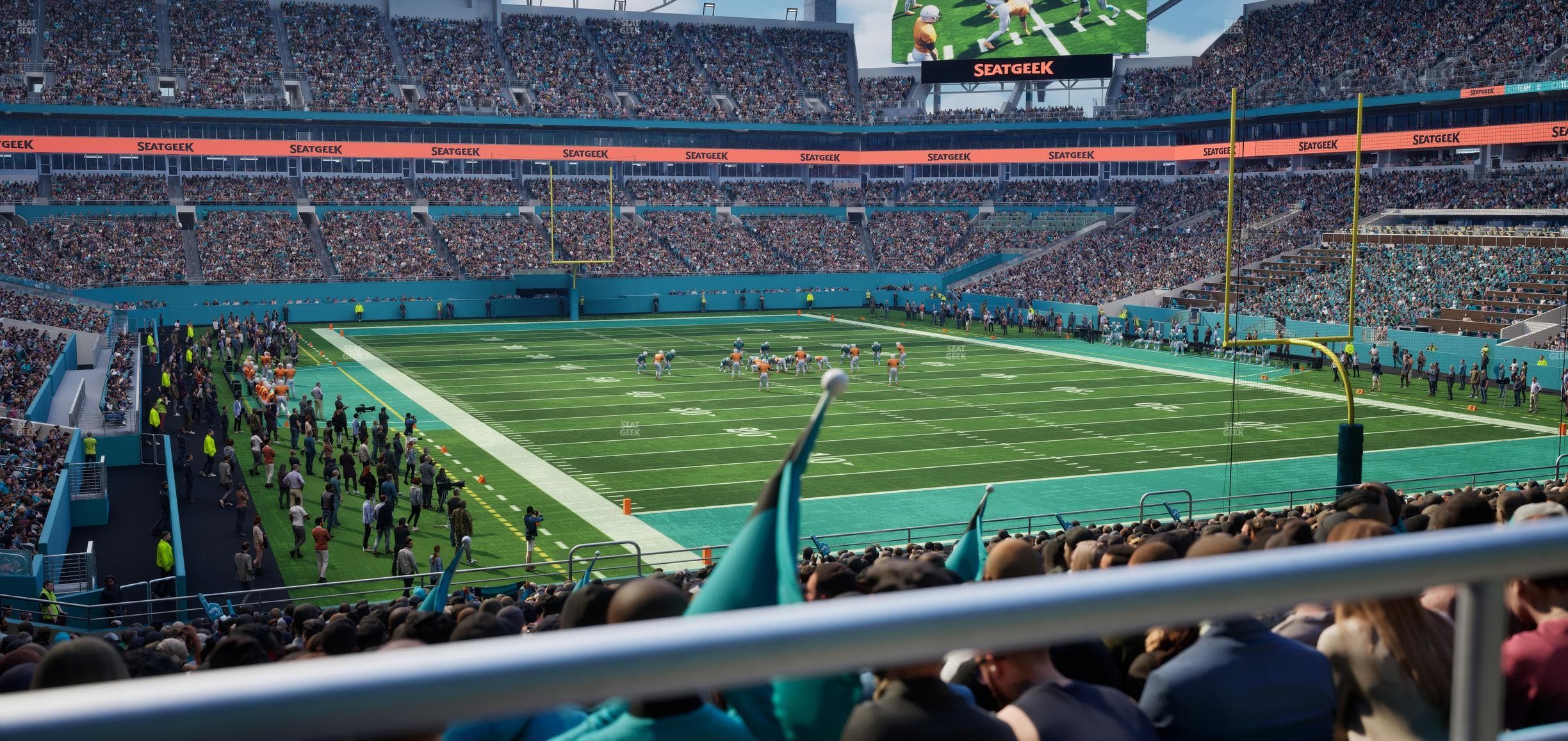 Hard Rock Stadium - Section 107 Seat View
