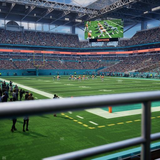 Hard Rock Stadium - Section 107 Seat View