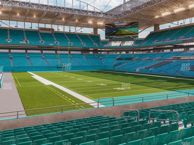 Hard Rock Stadium - Section 107 Seat View
