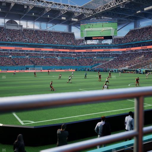 Hard Rock Stadium - Section 107 Seat View