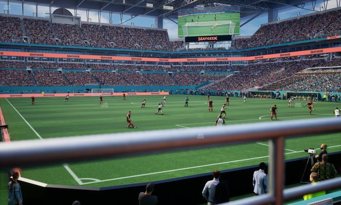 Hard Rock Stadium - Section 107 Seat View