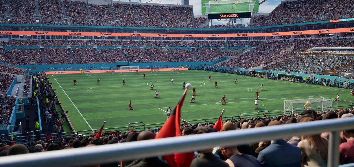 Hard Rock Stadium - Section 107 Seat View