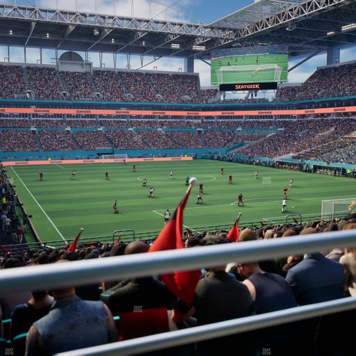 Hard Rock Stadium - Section 107 Seat View