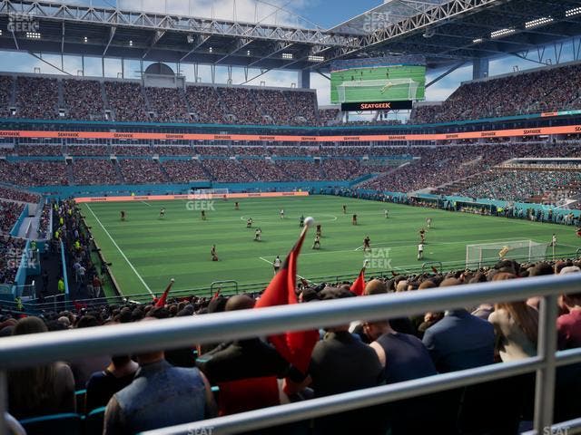 Hard Rock Stadium - Section 107 Seat View