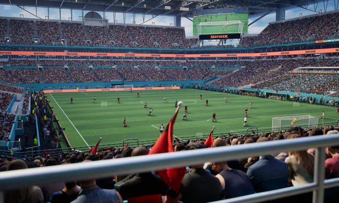 Hard Rock Stadium - Section 107 Seat View