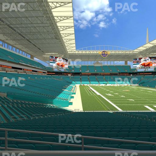 Hard Rock Stadium - Section 107 Seat View