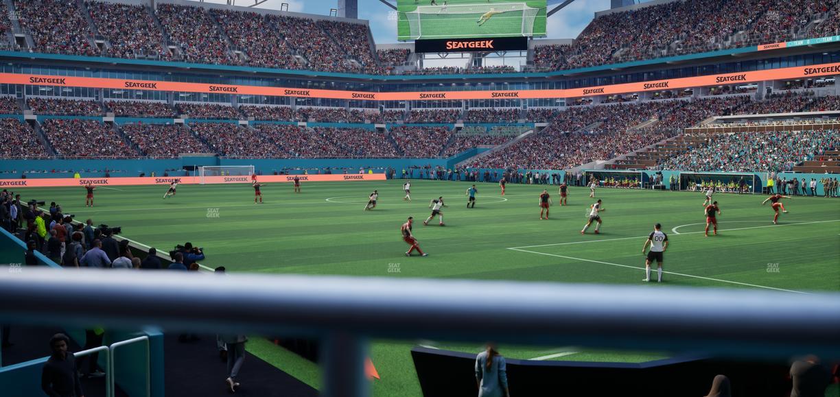 Hard Rock Stadium - Section 110 Seat View