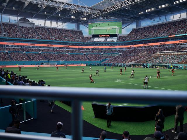 Hard Rock Stadium - Section 110 Seat View