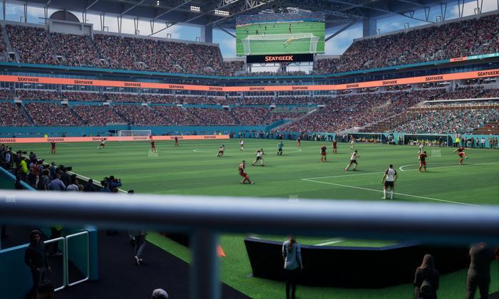 Hard Rock Stadium - Section 110 Seat View