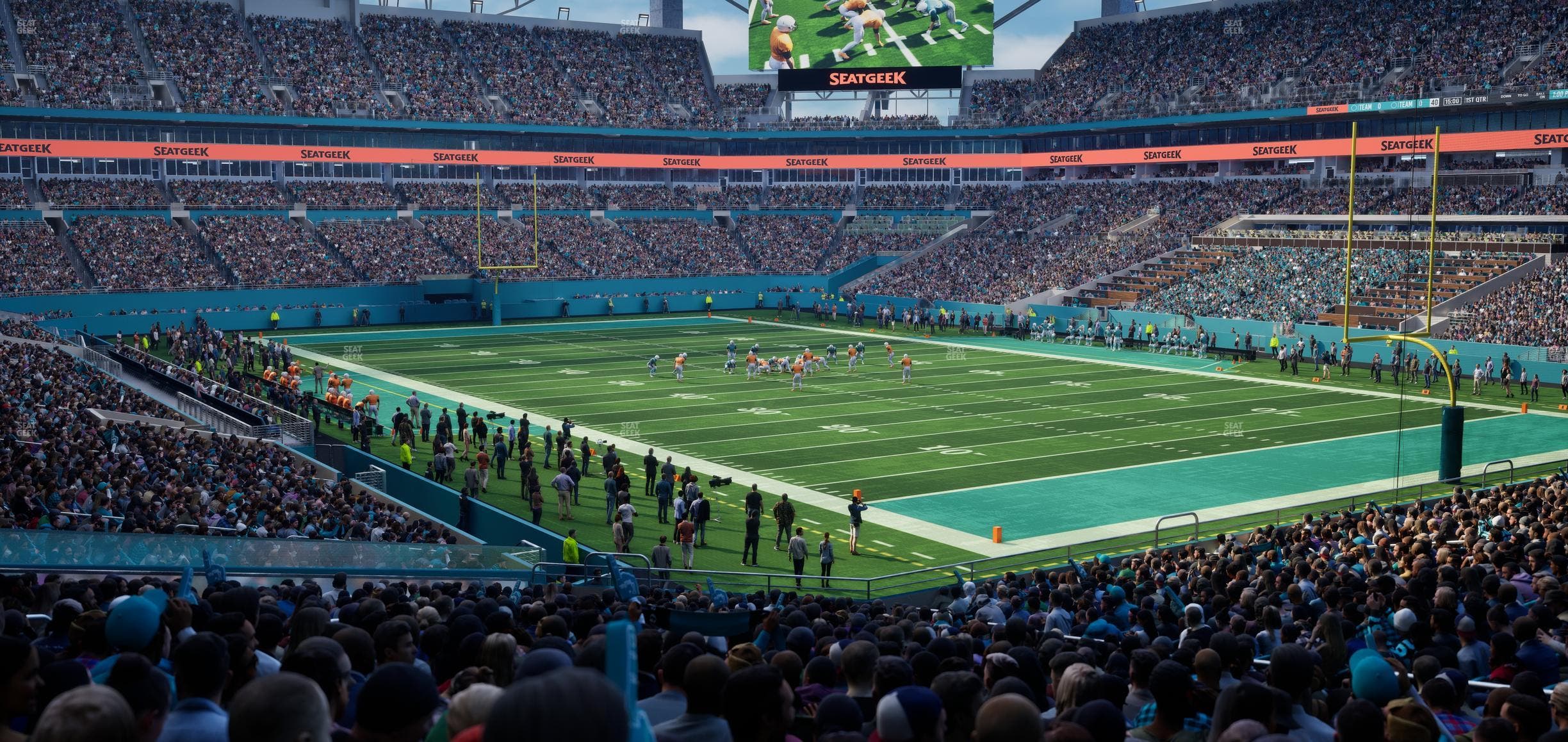 Hard Rock Stadium - Section 110 Seat View