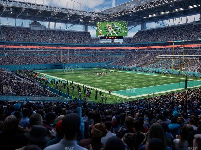 Hard Rock Stadium - Section 110 Seat View