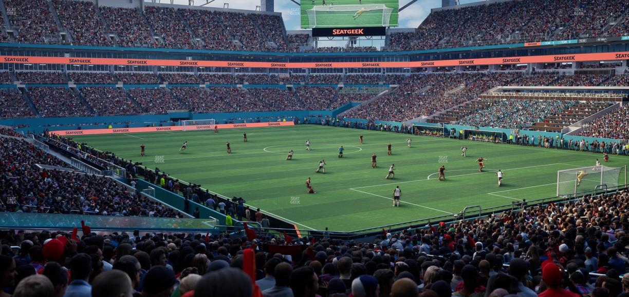 Hard Rock Stadium - Section 110 Seat View