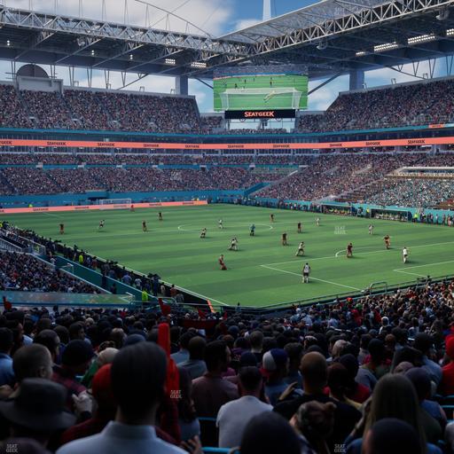 Hard Rock Stadium - Section 110 Seat View