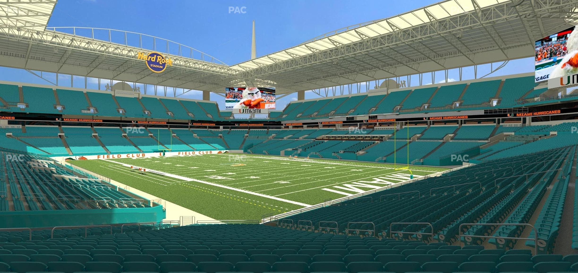 Hard Rock Stadium - Section 110 Seat View