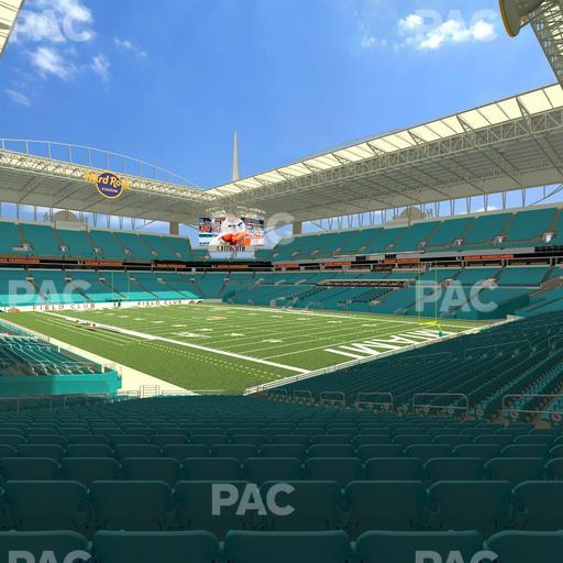 Hard Rock Stadium - Section 110 Seat View