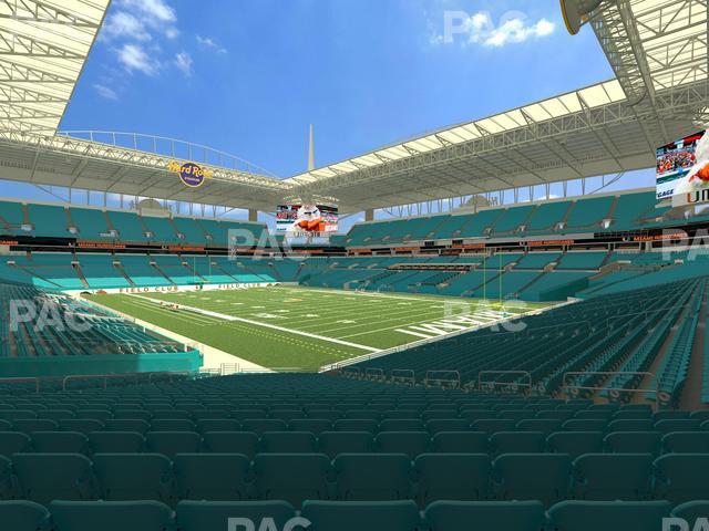 Hard Rock Stadium - Section 110 Seat View Hard Rock Stadium - Section 110 Seat View
